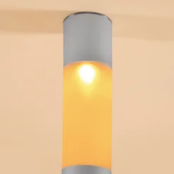 Solar Standleuchte Pole Light 70 bernsteinfarben