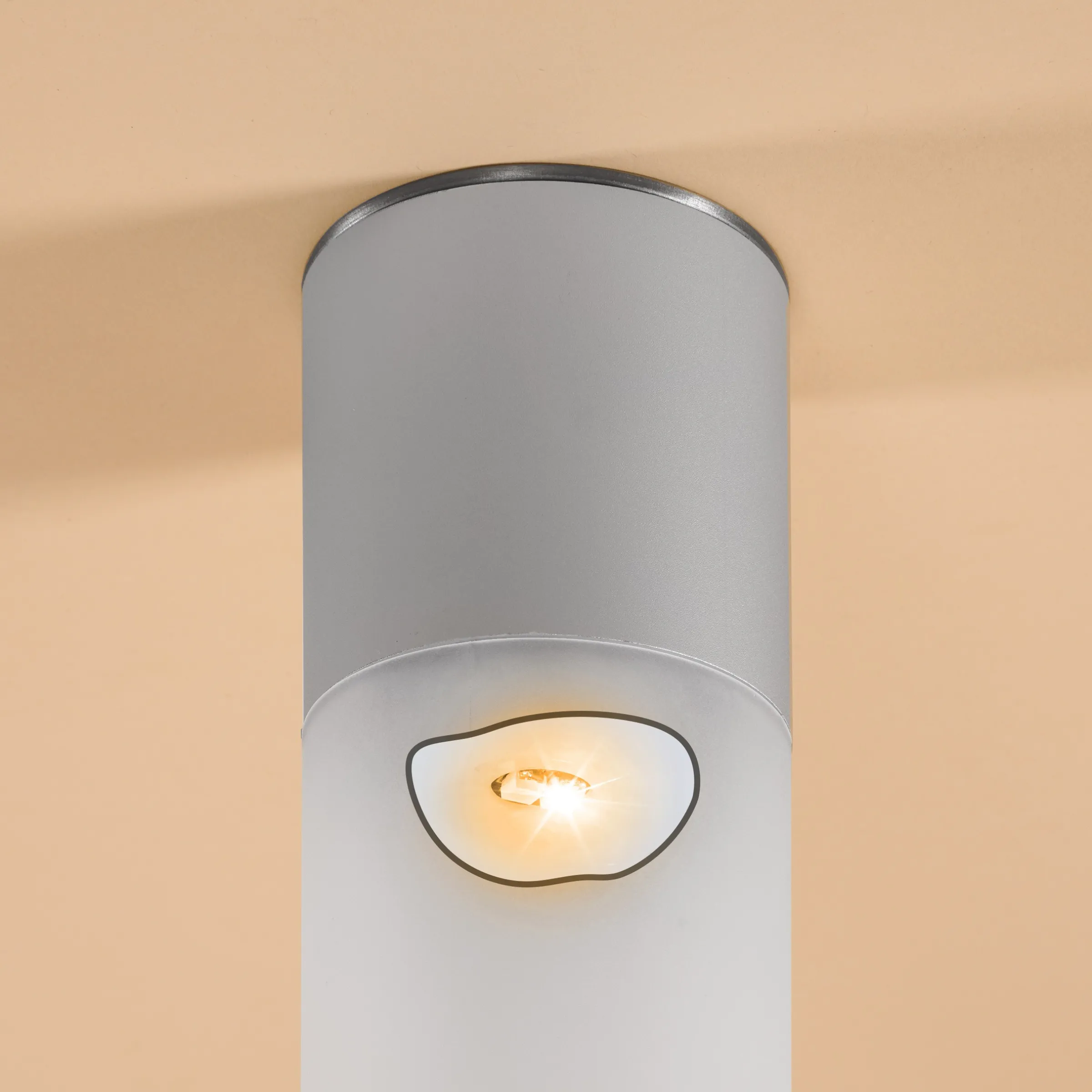 Solar Standleuchte Pole Light 30 bernsteinfarben