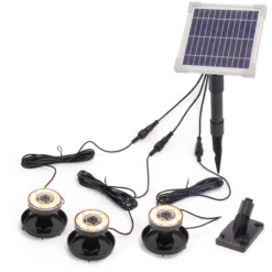 Solarstrahler Multispot Power mit 3 Strahlern, 96 lm warmweiß