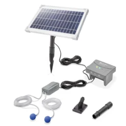 Solar Teichbelüfterset 8/210 mit 4 Ah LiFePo4 Akkuspeicher