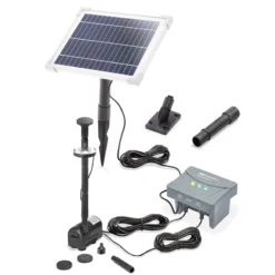 Solar Teichpumpenset 6/225 mit 4 Ah LiFePo4 Akkuspeicher