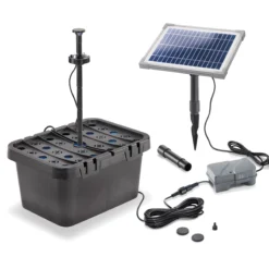 Solar Unterwasserfilter-Set 5/160 mit 1,5 Ah LiFePO4-Akkuspeicher
