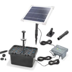 Solar Unterwasserfilter-Set 6/230 mit 4 Ah LiFePo4-Akkuspeicher