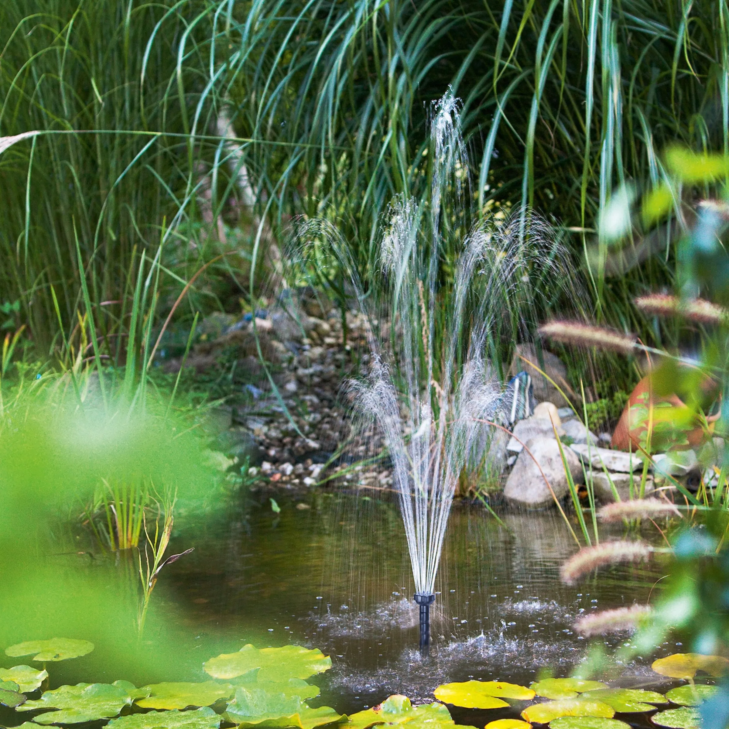 Solar Unterwasserfilter-Set 15/550 mit 4 Ah LiFePO4-Akkuspeicher