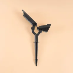 Solar Wand- und Bodenstrahler warm weiß im Kunststoffgehäuse