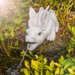 Solar Wasserspeier-Set Drache Grisu
