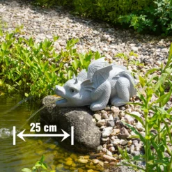 Solar Wasserspeier-Set Drache Grisu
