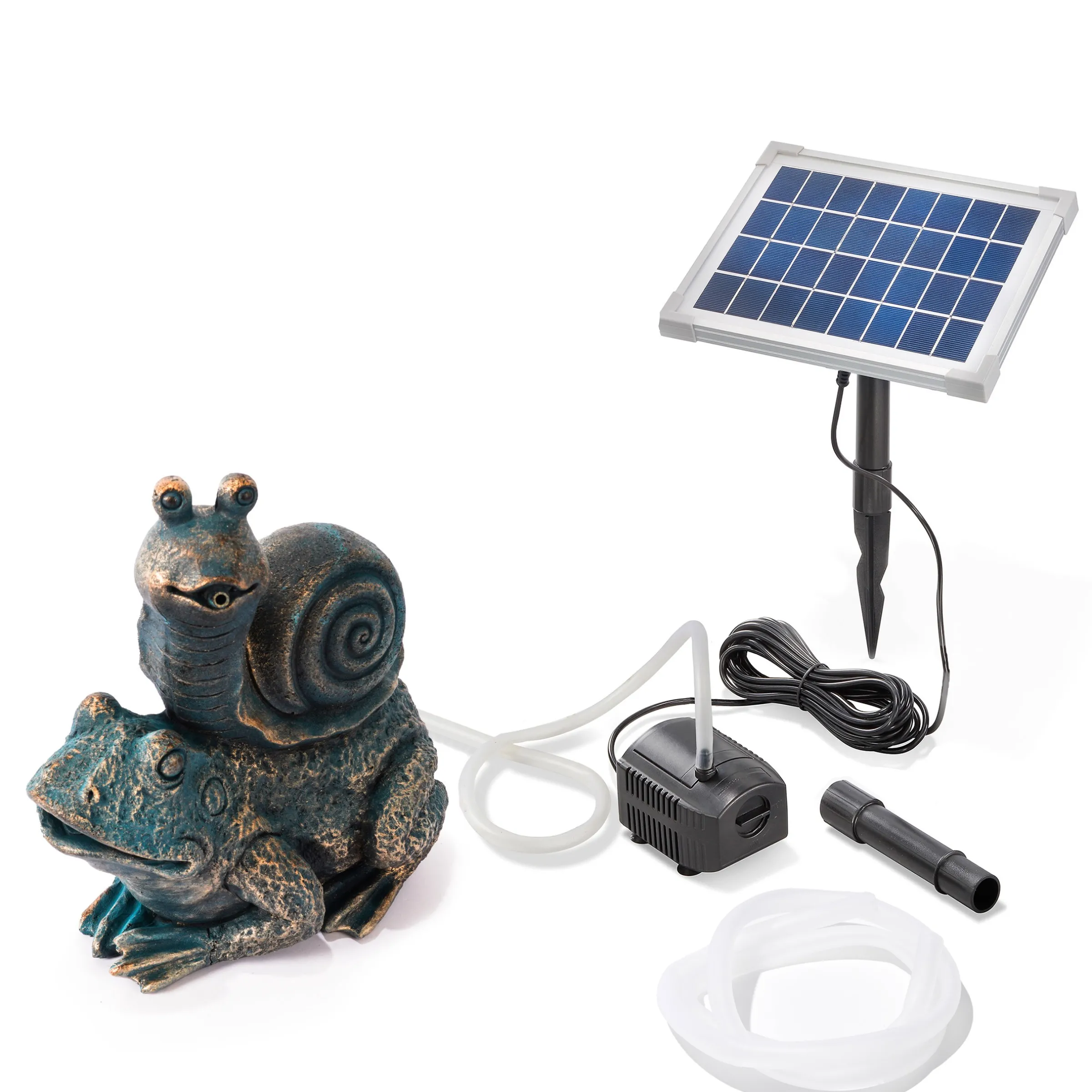 Solar Wasserspeier-Set Max und Moritz