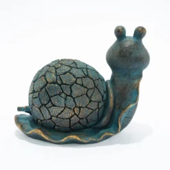 Solar Wasserspeier-Set Schnecke Emilius