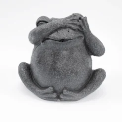 Solar Wasserspeier-Set sitzender Frosch