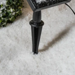 Solar Weihnachtspyramide Höhe 50 cm mit 200 warmweißen LEDs
