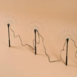 Solar Wunderkerzen im 3er-Set mit 180 LEDs