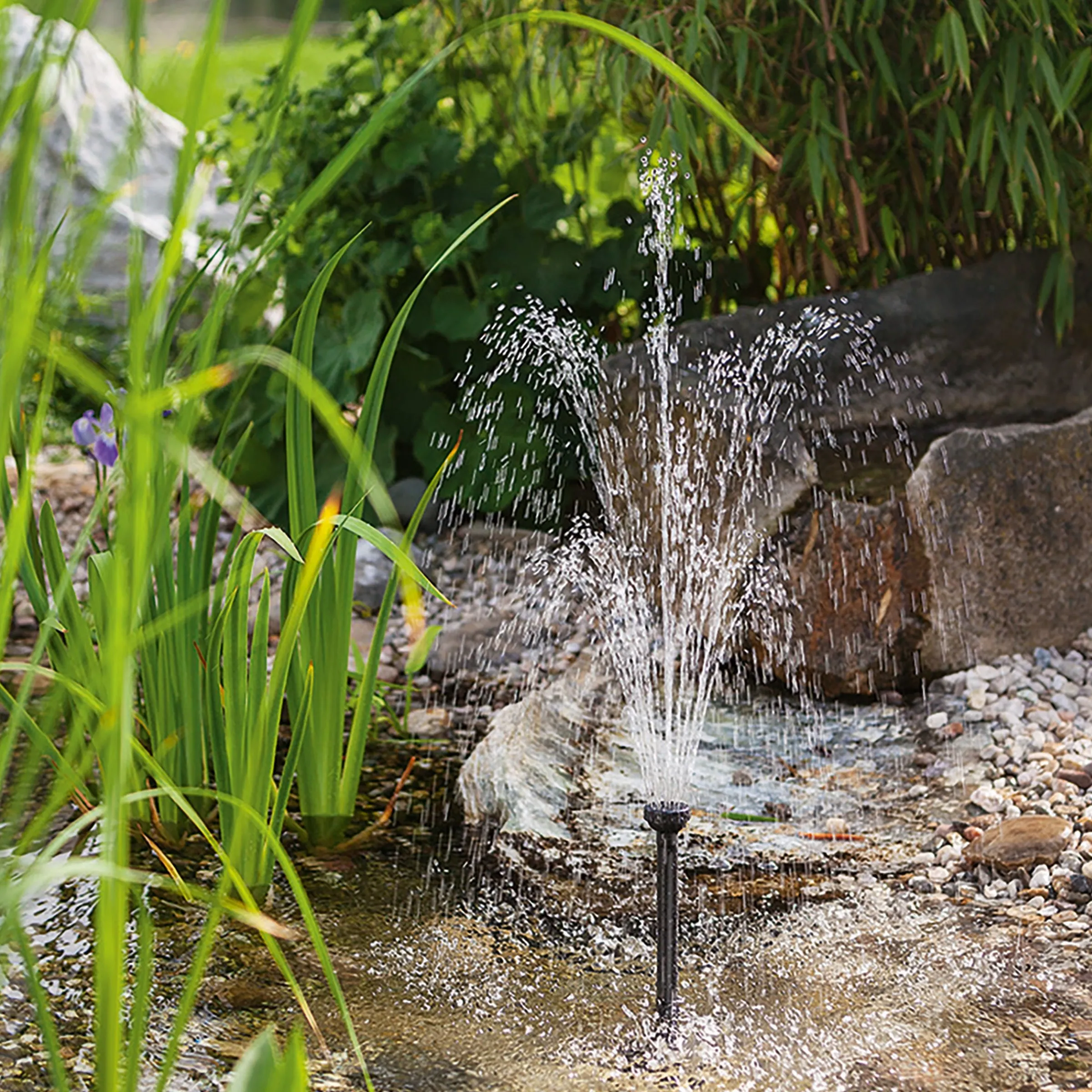Teichpumpe WaterSplash 470 mit Sprinklerset