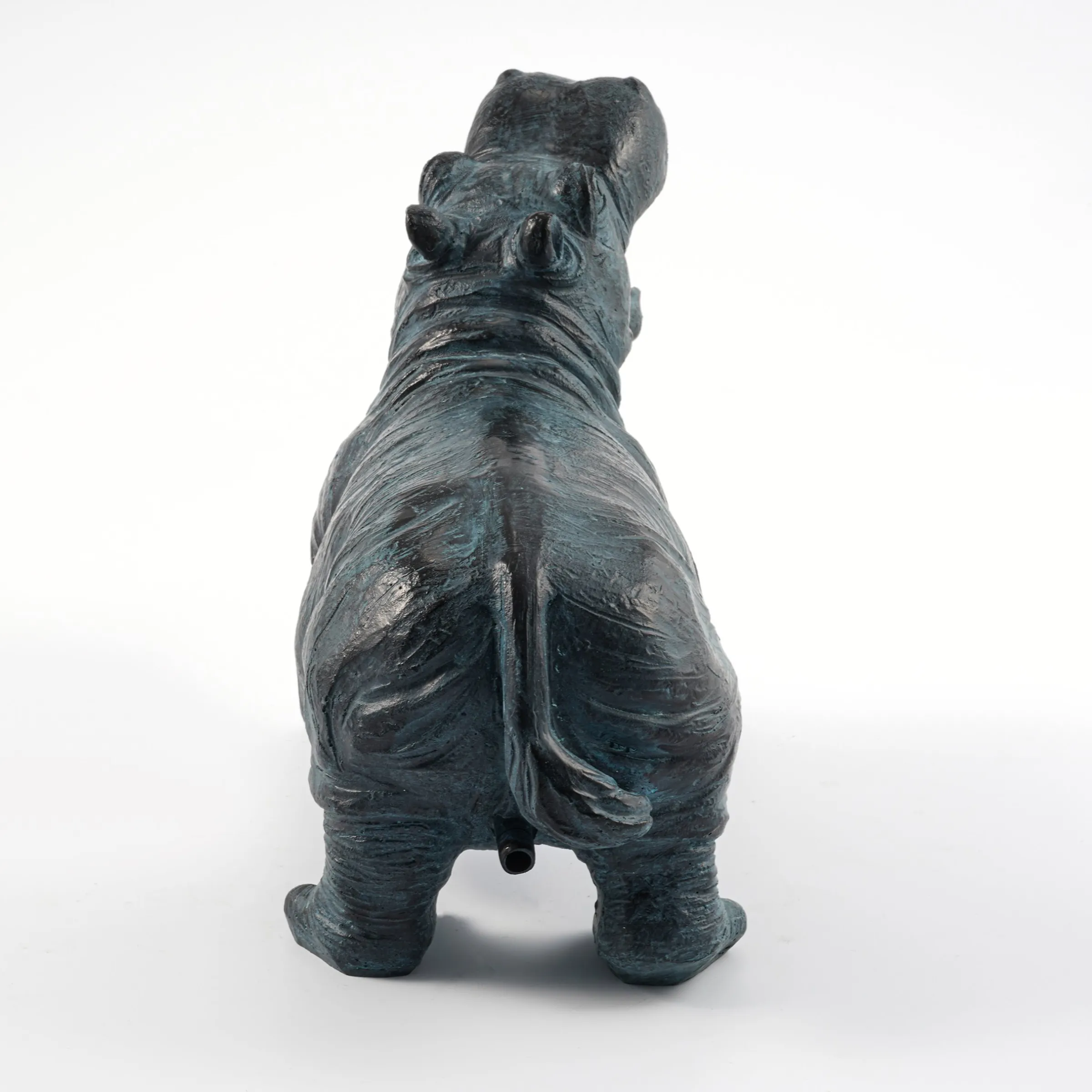 Wasserspeier-Figur Flusspferd Hippo